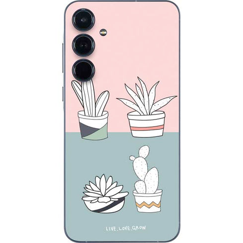 Succulent Sketch Galaxy A35 5G Skin